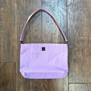 Lisa Lill Studio Chicago Purple Linen Bag